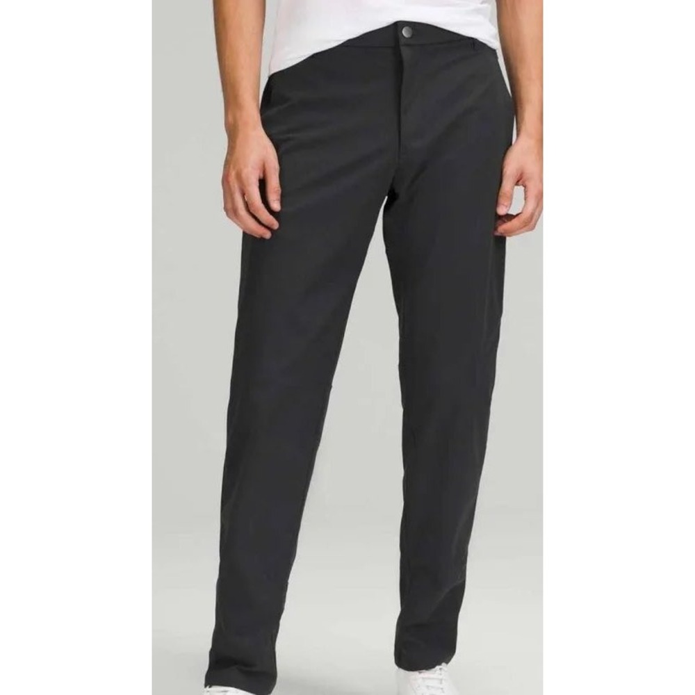 Lululemon Commission Slim Fit Pant Warpstreme Obsidian 32x32 LM5BDFS Black Grey